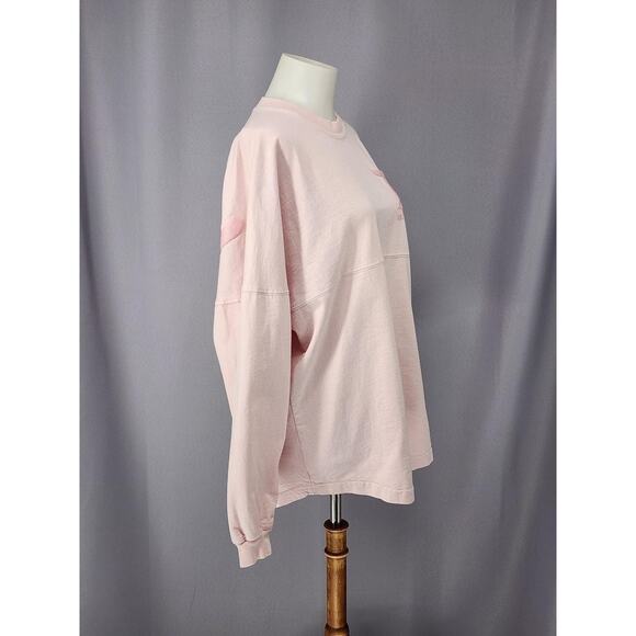 Disneyland Resort Sweatshirt Womens Small Pink Spirit Jersey Glitter Pullov - Picture 5 of 16